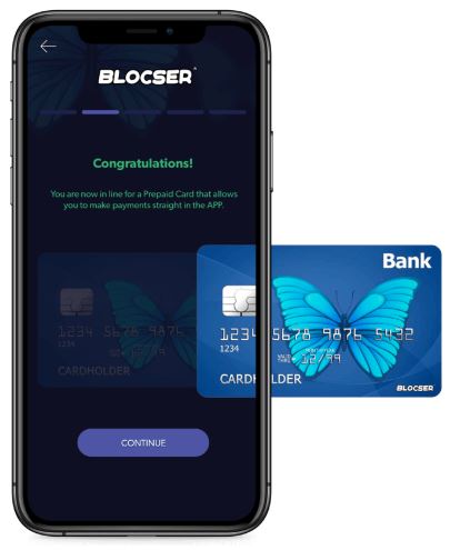 Blocser prepaid card