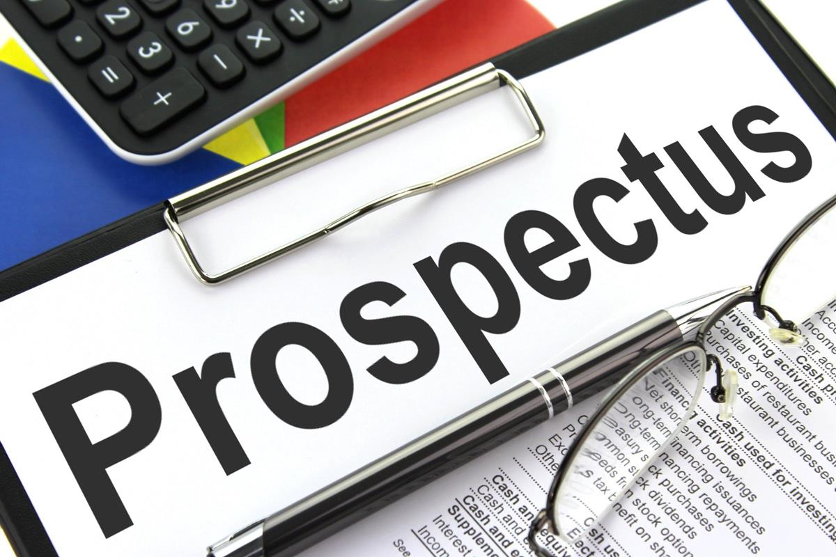 Prospectus. Proceed Finance. Issue documents